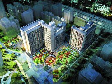 Seasons Park Apart Hotel Peking  Buitenkant foto